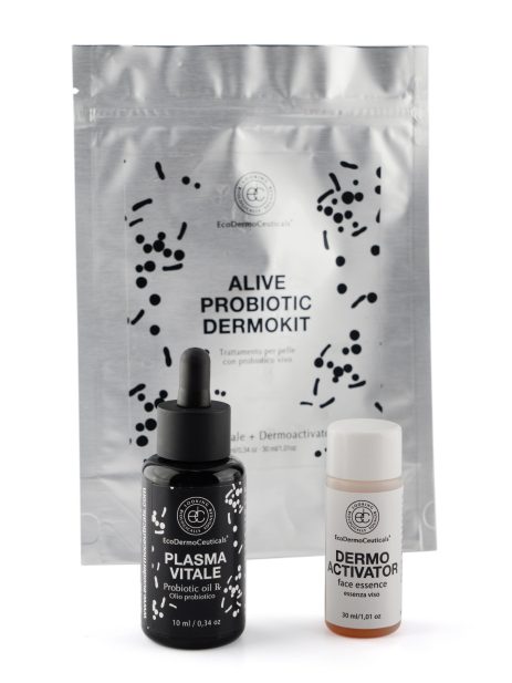 Alive Probiotic Dermokit trattamento per pelle con probiotico vivo: plasma vitale 10 ml. + dermoactivator 30ml