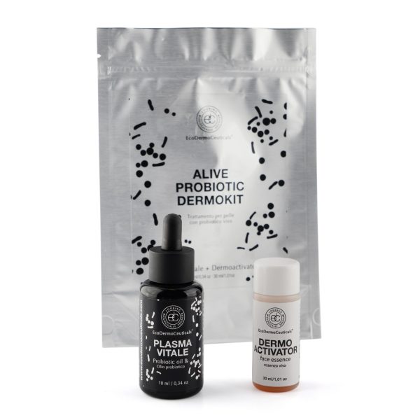 Alive Probiotic Dermokit trattamento per pelle con probiotico vivo: plasma vitale 10 ml. + dermoactivator 30ml