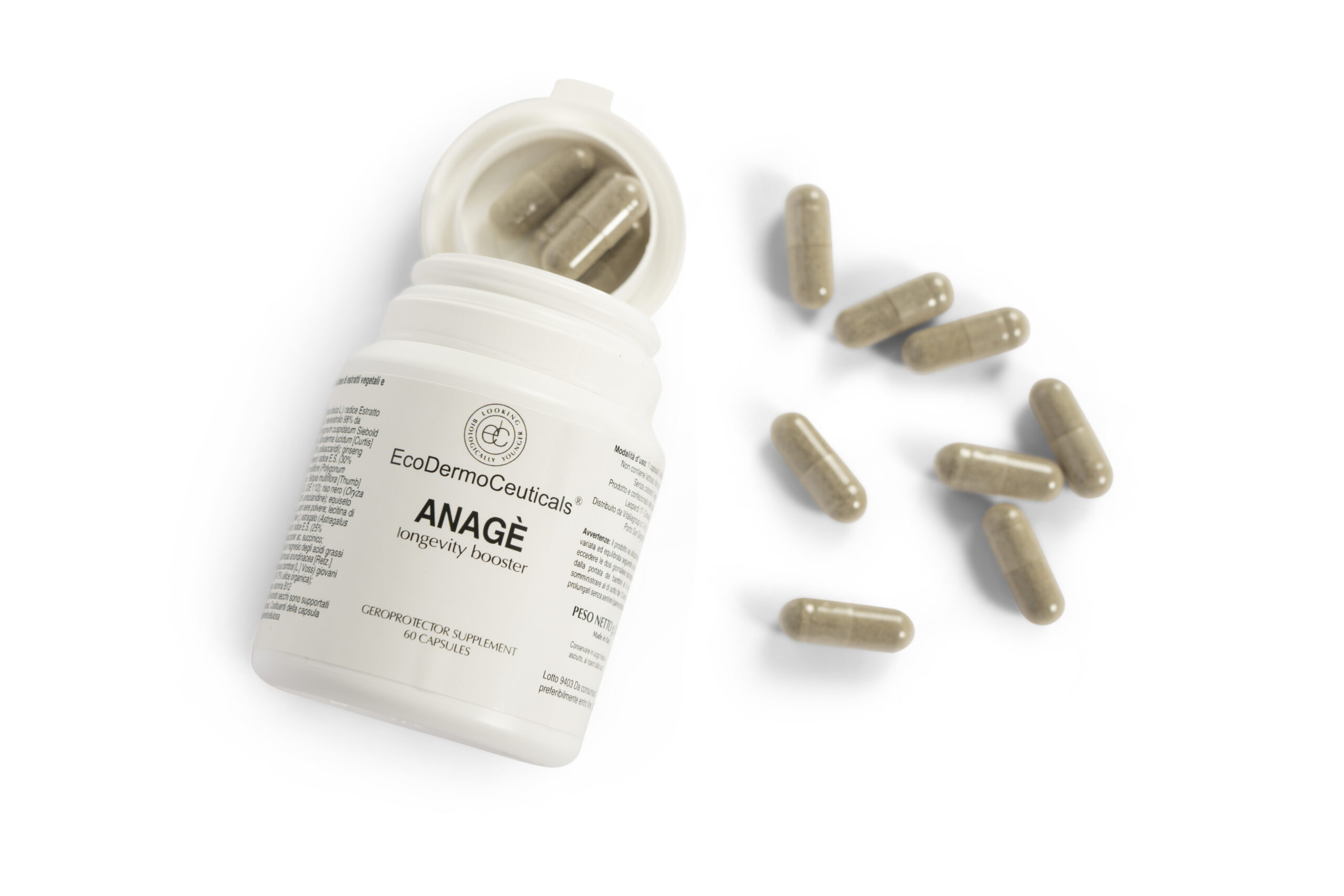 Anagè Longevity Booster Geroprotector Supplement 60 capsules - immagine 3