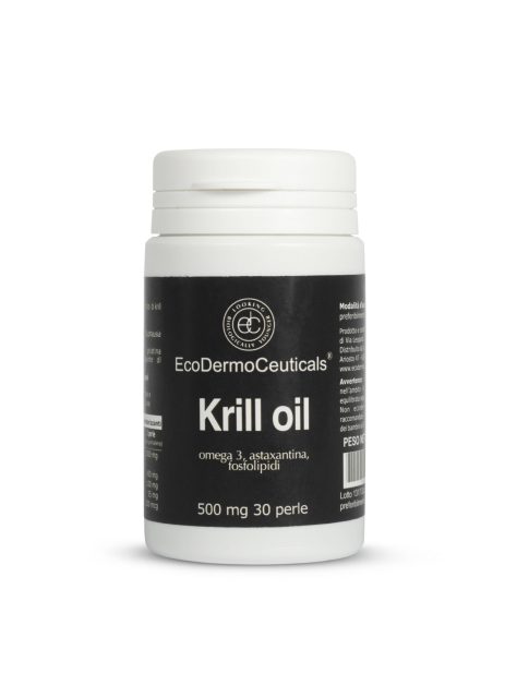 Olio di Krill Omega3 Astaxantina Fosfolipidi 500mg 30 perle