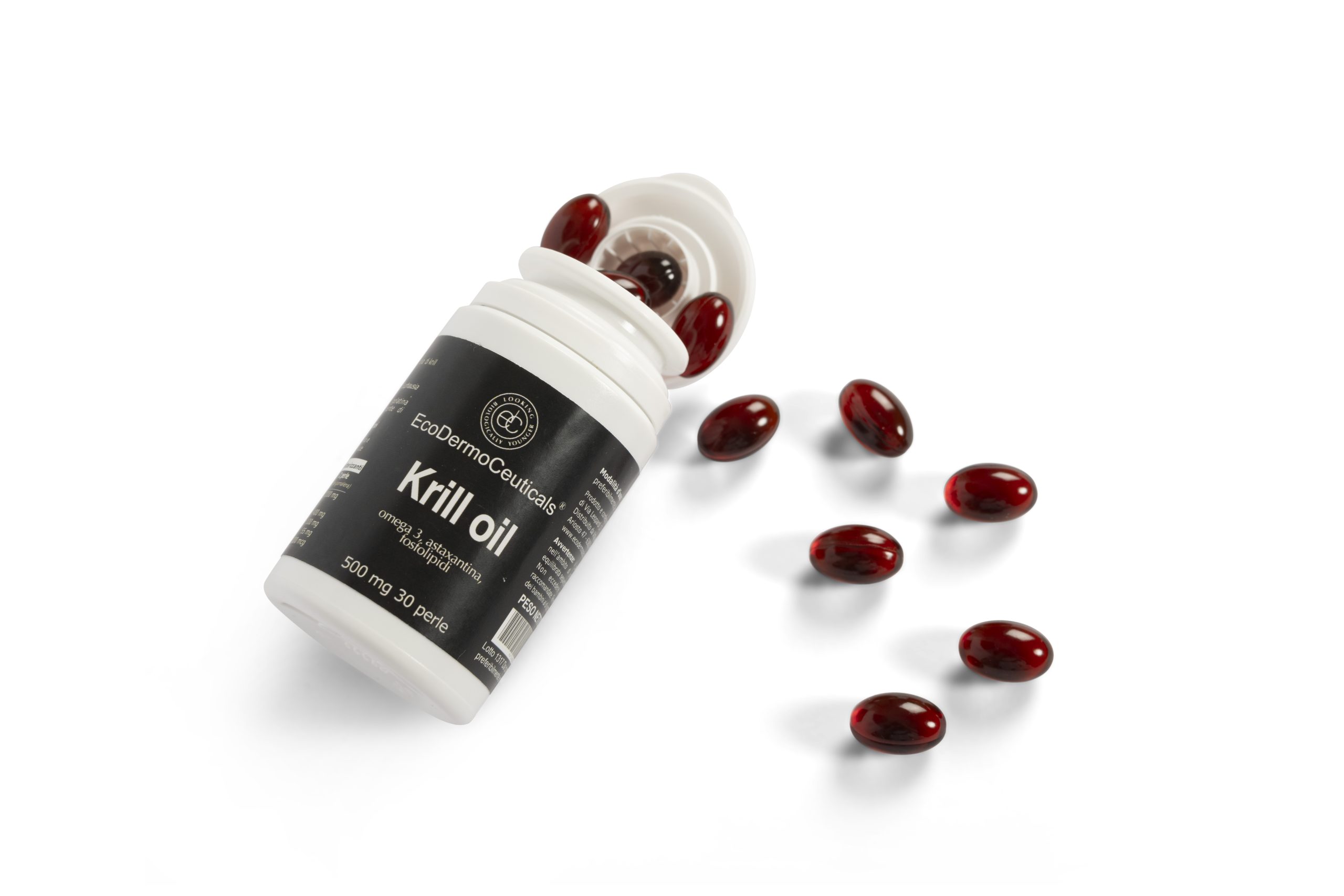 Olio di Krill Omega3 Astaxantina Fosfolipidi 500mg 30 perle - immagine 2