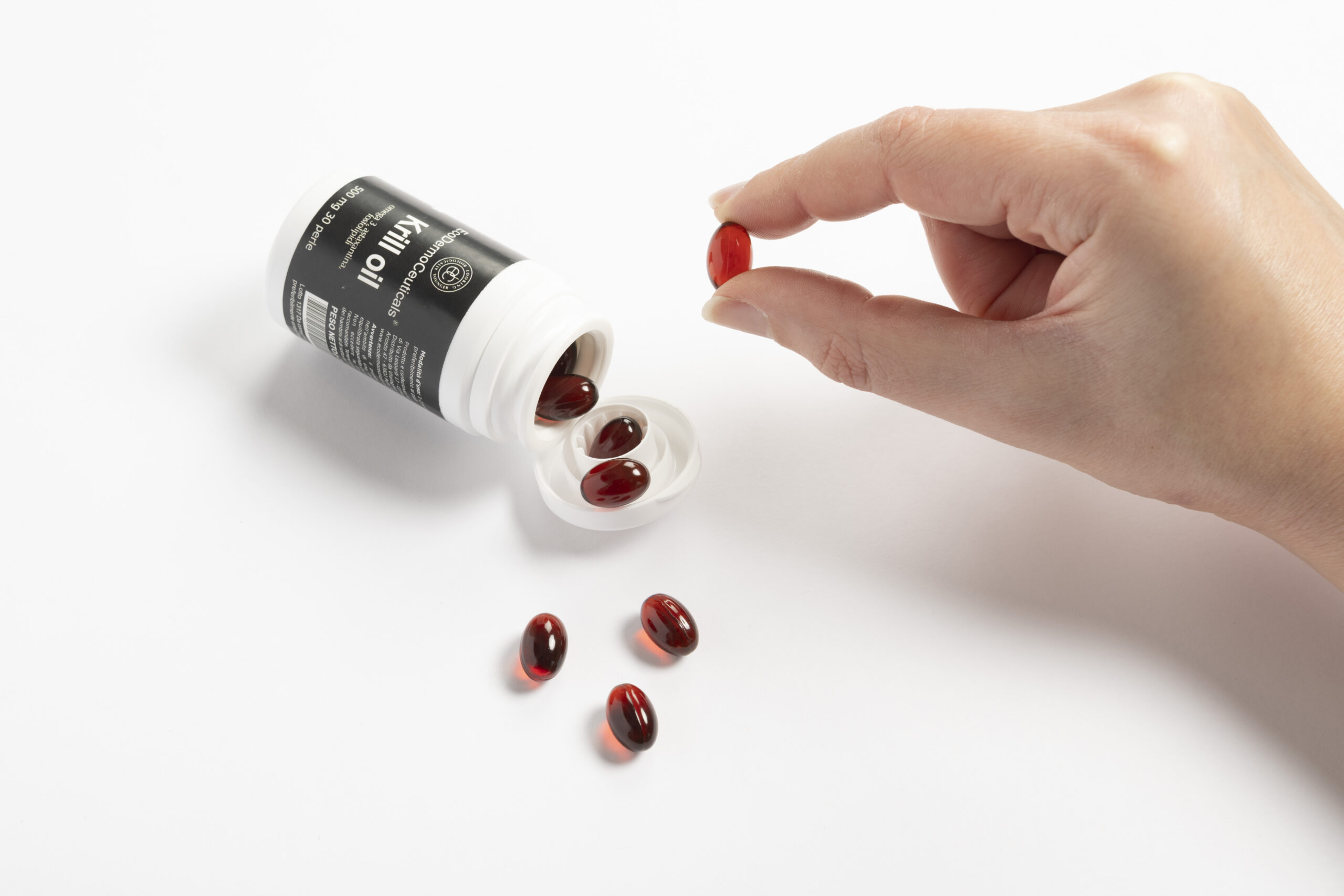 Olio di Krill Omega3 Astaxantina Fosfolipidi 500mg 30 perle - immagine 3